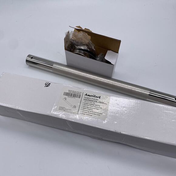 Ameriluck 16" Designer Grab Bar W/ Peened Grip Glacier NEW Open Box - Picture 6 of 6